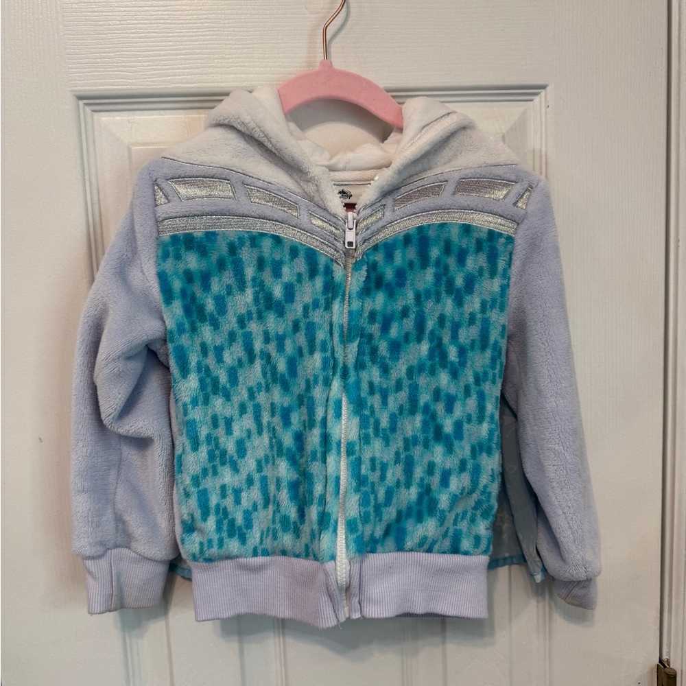 Disney Turquoise and White Fleece Jacket